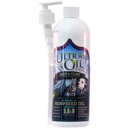 Ultra Oil Skin & Coat Supplement with Hempseed Oil