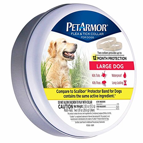 PetArmor 2 Count Flea & Tick Collar for Dogs