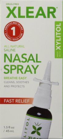 Xlear Sinus Care Nasal Spray 15 Fl Oz Pack of 2