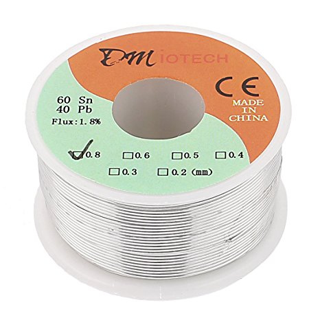 DMiotech 0.8mm 150G 60/40 Rosin Core Tin Lead Roll Soldering Solder Wire