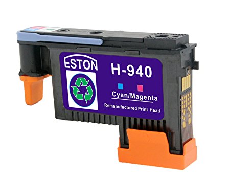ESTON 1 PACK 940 Printhead Replacement for HP940 Print Head C4901A For HP Officejet Pro 8000 8500 8500A 8500A Plus 8500A Premium (Magenta/Cyan)