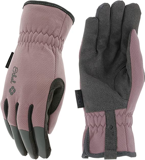 Ethel: Women's Gardening & Utility Work Gloves by Mechanix Wear - Plum (Women's Small) (ETH-PLM-510)