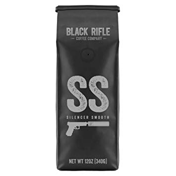 Black Rifle Coffee Company, Silencer Smooth Coffee, Light Roast, Whole Bean 12 oz Bag