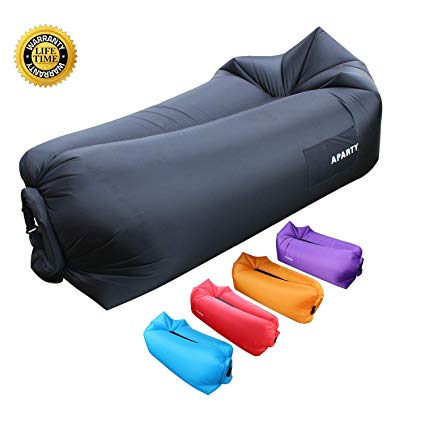 Hybag Inflatable Lounger Beach Chairs, Portable Waterproof & Anti-Air Leaking Design Air Chair Camping Accessories for Festival Picnics and Hiking