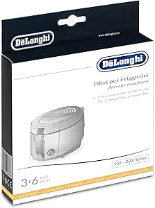 De'Longhi FIL.F38 Set Filtri per Friggitrici per Modelli F38 - D38