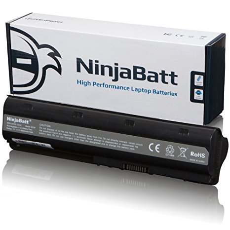 NinjaBatt 9 Cell Laptop Battery for HP MU06 MU09 HSTNN-LB0W HSTNN-CBOX HSTNN-DB0W HSTNN-LBOW HSTNN-Q64C – High Performance [9 Cells/6600mAh/73wh]