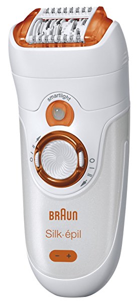 Braun SE 7181 WD Silk Epil 7 Wet & Dry Epilator, Orange/Copper