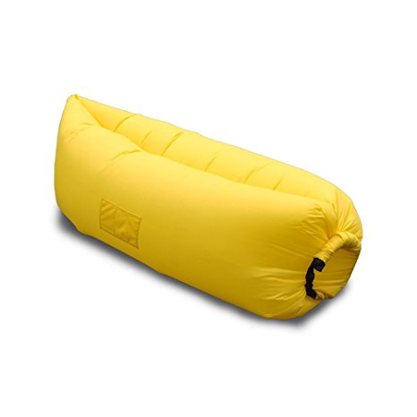 Vetroo Outdoor Inflatable Hangout Portable Bag Lounger - High Quality Nylon Fabric - Suitable For Camping, Beach Couch Sofa, Dream Chair Garden Cushion, Pool Party, Sleeping Air Bed