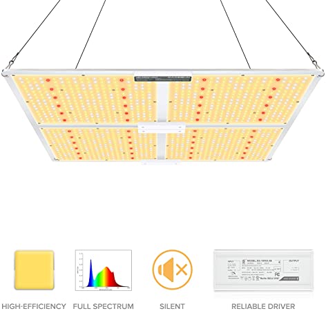 MAXSISUN 2020 Latest QB Style PB 4000 LED Grow Light, High PPFD Rating Sunlike Full Spectrum LED Grow Lights for Indoor Plants Veg and Bloom, Plant Growing Lamps to Cover a 4x4 ft Flowering Space