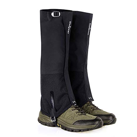 Unigear Snow Gaiters for Hiking,Waterproof Boot Leg Gaiters for Walking Climbing Hunting Skiing,1000D High-tech Fabric