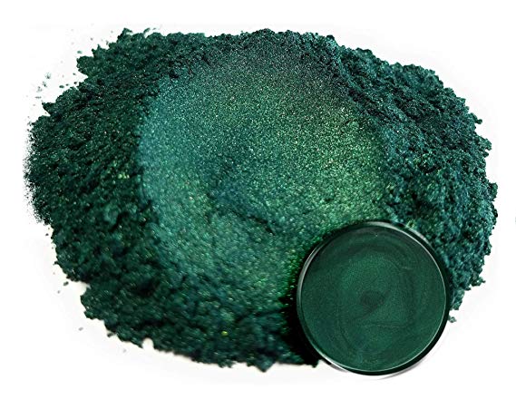 Eye Candy Mica Powder Pigment “Dark Ocean Green” (50g) Multipurpose DIY Arts and Crafts Additive | Natural Bath Bombs, Resin, Paint, Epoxy, Soap, Nail Polish, Lip Balm