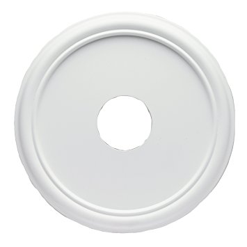 Westinghouse 7773200 16-Inch Smooth White Finish Ceiling Medallion