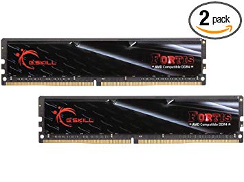 G.SKILL FORTIS Series 32GB (2 x 16GB) 288-Pin DDR4 2400MHz AMD X370 / B350 / A320 Desktop Memory F4-2400C15D-32GFT