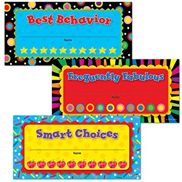 Creative Teaching Press Classroom Management Incentives Punch Cards (5948)