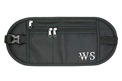 Money Belt for Travelling Hidden Security Pouch Waist Pouch RFID Protect