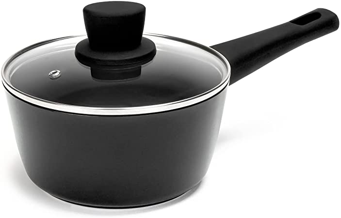 Sakuchi Sauce Pan with Lid, 1.5 Quart Nonstick Cooking, Small Soup Pot Saucepan with Granite Coating, PFOA-Free Suitable For Multiple Stoves For Christmas