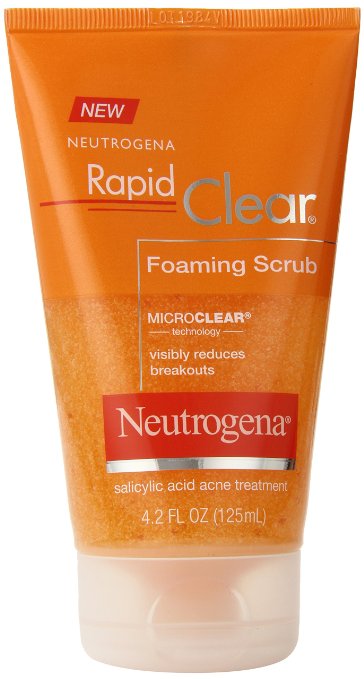 Neutrogena Rapid Clear Foaming Scrub, 4.2 Ounce