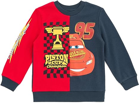 Disney Lion King Mickey Mouse Pixar Cars Lightning McQueen Simba Pluto Sweatshirt Toddler to Big Kid