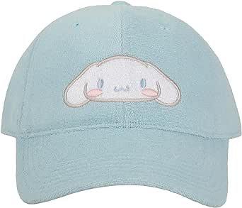 Cinnamoroll Embroidered Character Head Art Adult Blue Baseball Cap