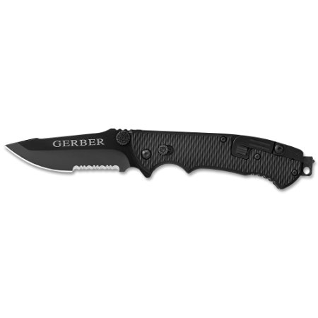 Gerber Hinderer Combat Life Saver Knife,  Serrated Edge [22-01870]