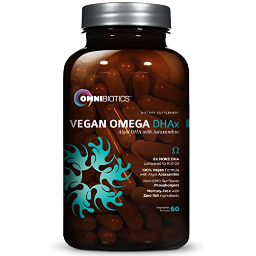 Vegan Omega DHA Supplement, #1 Prenatal DHA - Safe and Effective Omega Essential Fatty Acids Algae Formula - Algal Omega-3, Omega-6, DHA, EPA, MD-Certified™ Plant-Based Oils (60 Vegetarian Softgels)