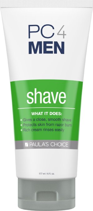 Paulas Choice PC4Men Shaving Cream for Men - Unscented for All Skin Types Including Sensitive Skin - 6 oz