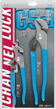 Channellock GS-1 2 Piece 9-12-Inch and 6-12-Inch Tongue and Groove Plier Set