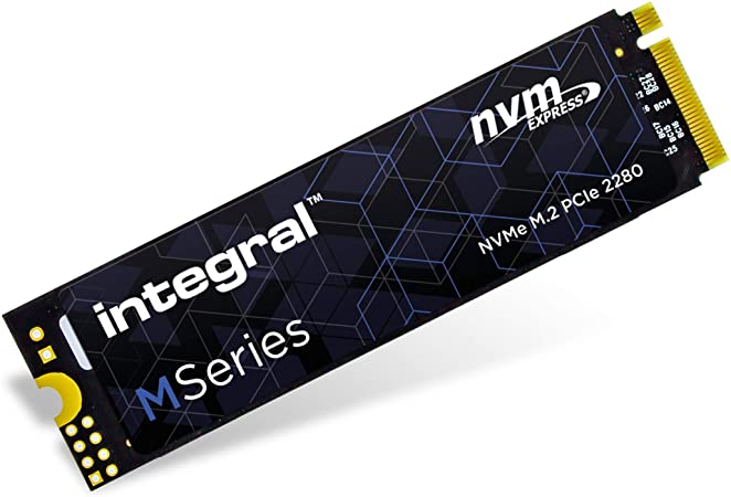 Integral M Series 128GB NVMe M.2 Internal SSD, Up To 1800MB/s Read 600MB/s Write - For Gaming and Graphics/Video Editing