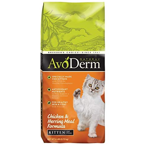 AvoDerm Natural Chicken & Herring Meal Formula Dry Kitten Food