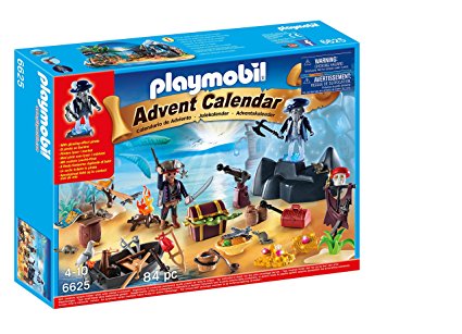 Playmobil 6625 Advent Calendar 'Pirate Treasure Island' with Glowing Effect Pirate