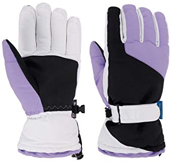 EPGU Ski Gloves Thinsulate Insulation Waterproof Snowboard Gloves for Women