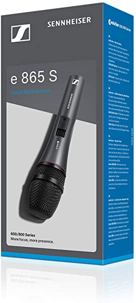 Sennheiser e865 S Lead Vocal Condenser Microphone with Switch