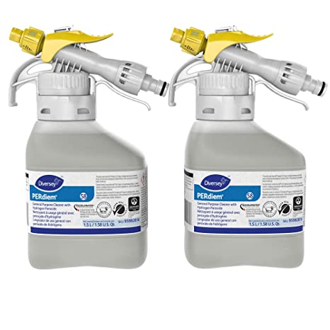 Diversey PerDiemTM/MC 95982816 General Purpose Cleaner with Hydrogen Peroxide RTD Spray, 2 x 50.7 oz./1.5 L (Pack of 2)