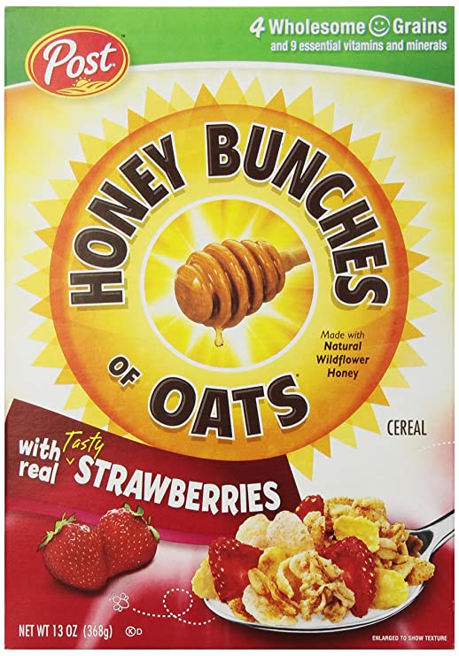 Honey Bunches of Oats Cereal with Real Strawberries, 13 oz
