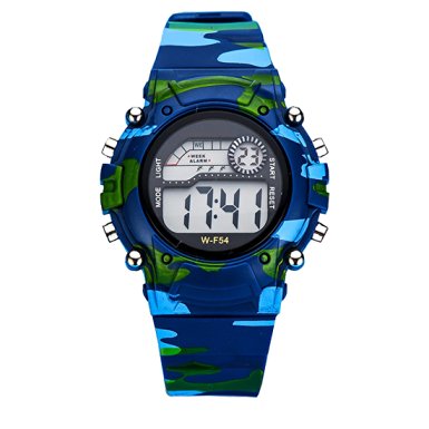 Azland Digital Sports Kids Watches with Gift box,Camouflage Color
