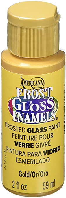 DecoArt Americana Frost Gloss Enamel Paint, 2-Ounce, Gold