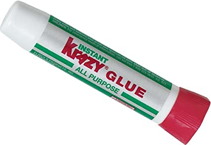 Krazy Glue KG58548R All-Purpose 0.07 Oz Super Glue Tube; Great for Everyday Household Repairs; Forms an Extra-Strong Bond on Wood, Rubber, Glass, Metal, Plastic and Ceramic