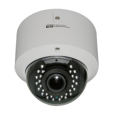 iPower Security SCCAMCVI10 Indoor Outdoor HD-CVI 2.0MP 1080p Dome Vandal-Proof Security Camera (White)