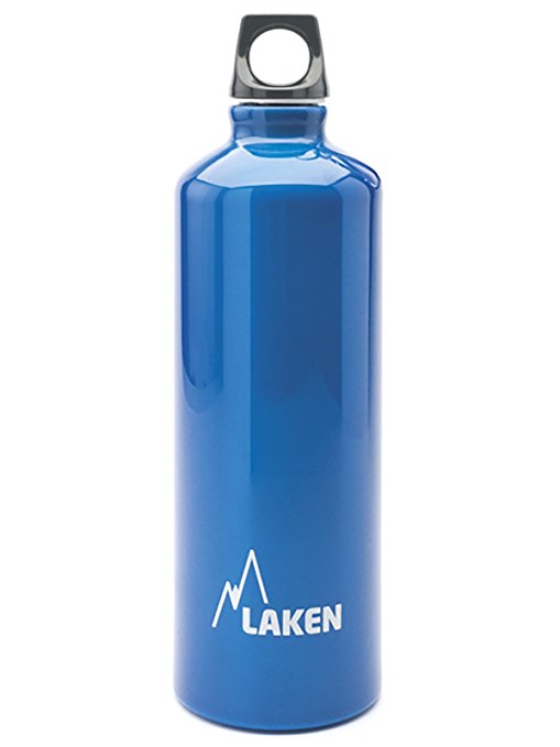 Laken Futura Aluminum Water Bottle Narrow Mouth Screw Cap with Loop 20-50 Ounces
