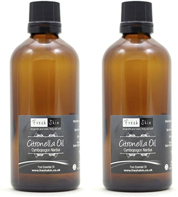 freshskin beauty ltd | Citronella Essential Oil - 200ml (2 x 100ml) - 100% Pure & Natural Essential Oils