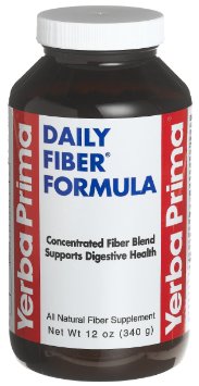 Yerba Prima Botanicals - Daily Fiber Formula 12 oz powder