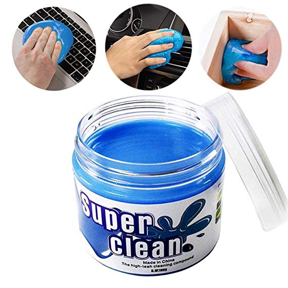 Sendida Car Cleaning Putty Detailing Glue - Auto Interior Cleaner Gel Putty Slime Detailing Mud Dust Set for PC Tablet Laptop Keyboards Car Vents Cleaner Slime Goop