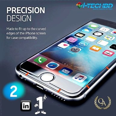 Best screen protector Iphone 6 protector/6s Protector & Iphone 6 Screen Protector iphone 6s screen protector iphone 6 & 6s Glass Screen Protector 0.3 mm HD Screen Protection Combo Pack (Front & Back)