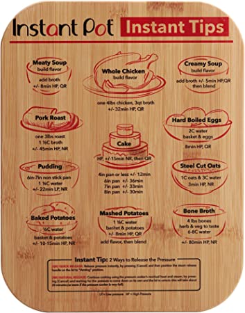 Instant Pot Official Cutting Board, 11x14, Bamboo