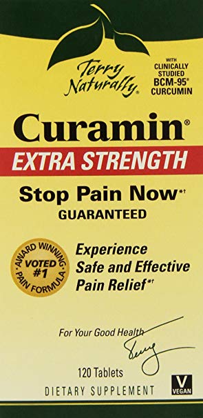 Terry Naturally Curamin Extra Strength, 120 Tabs (2 Pack)
