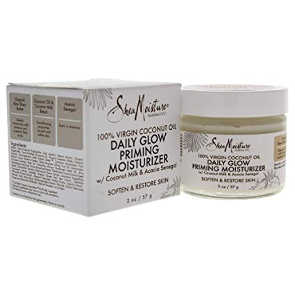 Shea Moisture 100% Virgin Coconut Oil Daily Glow Priming Moisturizer By Shea Moisture for Unisex - 2 Oz Moisturizer, 2 Ounce