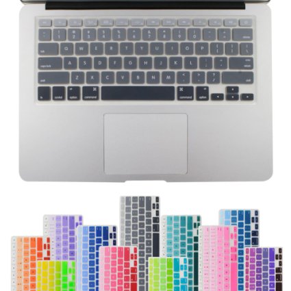 All-inside Grey Ombre Color Keyboard Skin for MacBook Pro 13" 15" 17" (with or without Retina Display) / MacBoook Air 13"