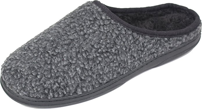 LUXEHOME Men's Cozy Floc Scuffs Slippers