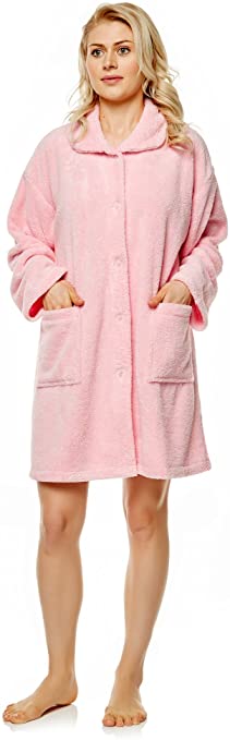 Arus Women's Long Cardigan Indoor Outdoor Home Bed Jacket Robe