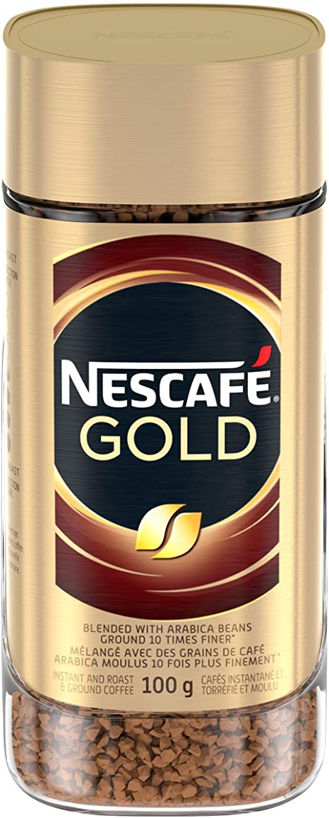 NESCAFÉ Gold Instant and Roast & Ground Coffee, 100 g Jar